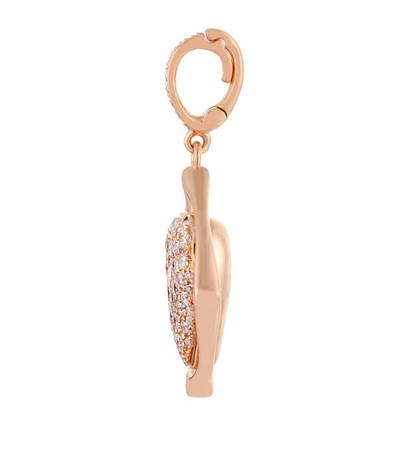 Shop Annoushka Mythology Rose Gold Spinning Heart Charm