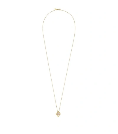 Shop Atelier Swarovski X Stephen Webster Gold, Lab-grown Diamond And Quartz Double Diamond Pendant