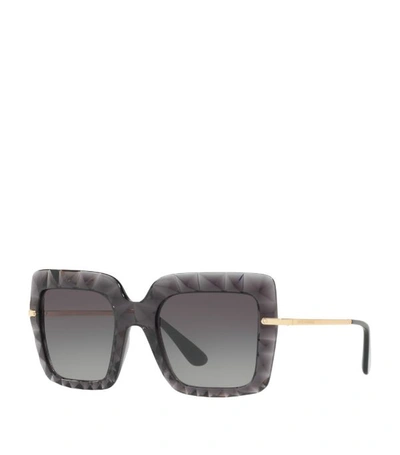 Shop Dolce & Gabbana Chunky Square Sunglasses