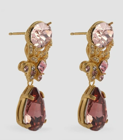 Shop Dolce & Gabbana Crystal Drop Earrings