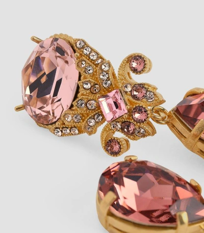 Shop Dolce & Gabbana Crystal Drop Earrings