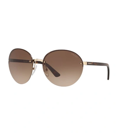 Shop Prada Frameless Phantos Sunglasses