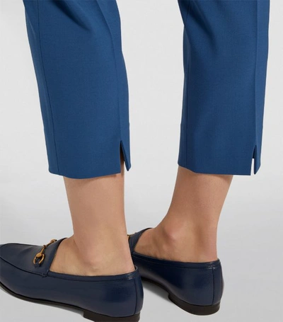 Shop Piazza Sempione Cropped Slim-fit Trousers