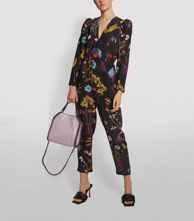 Shop Stella Mccartney Michelle Silk Floral Jumpsuit