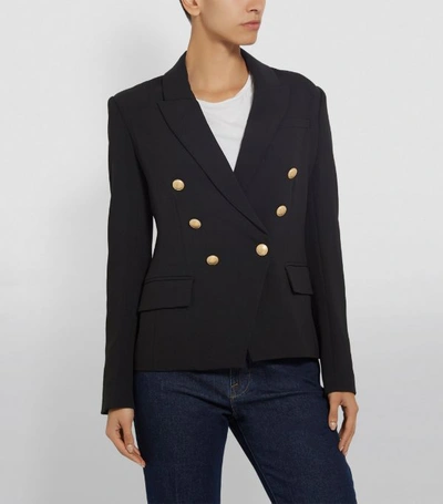 Shop L Agence Kenzie Double-breasted Blazer