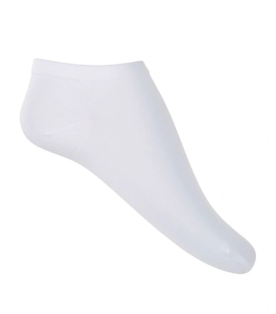 Shop Wolford Sneaker Socks In White
