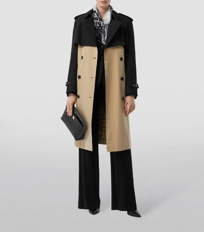 Shop Burberry Two-tone Reconstructed Trench Coat