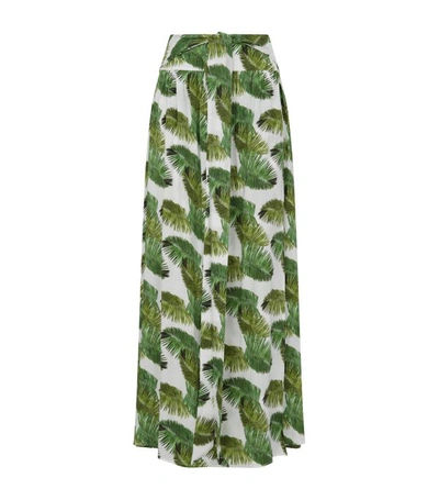Shop Melissa Odabash Elsa Wrap Palm Tree Skirt