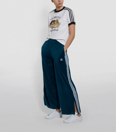 Shop Adidas Originals Velvet Track Pants