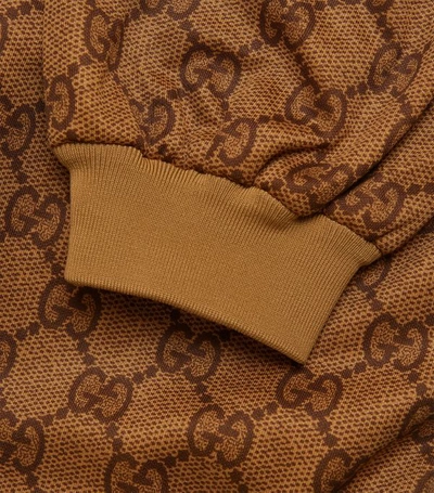 Shop Gucci Gg Technical Jersey Sweatpants