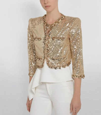 Shop Jenny Packham Tia Sequinned Jacket