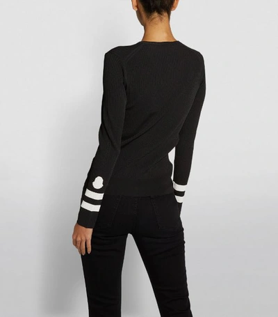 Shop Moncler Rib-knit Top