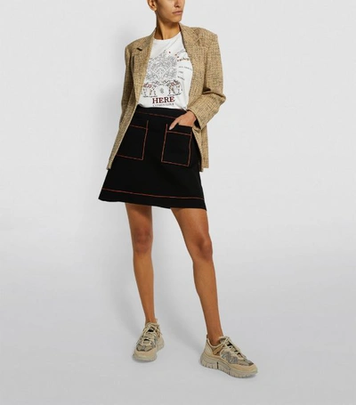 Shop Sandro Knitted A-line Skirt