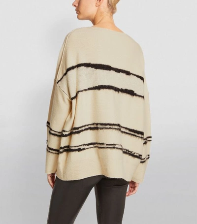 Shop Allsaints Tara Stripe Sweater