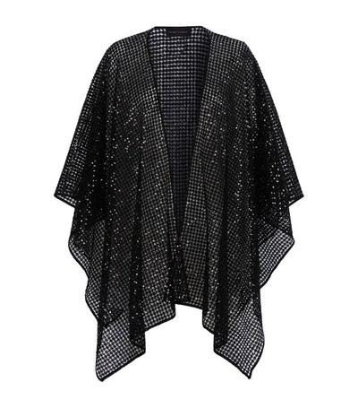 Shop Talbot Runhof Sequin Hint Cape