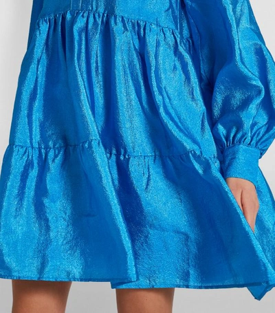 Shop Stine Goya Jasmine Metallic Tiered Dress