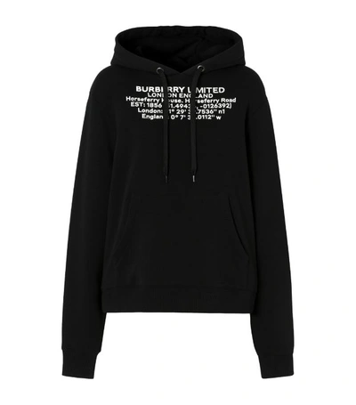 Shop Burberry Location Print Hoodie