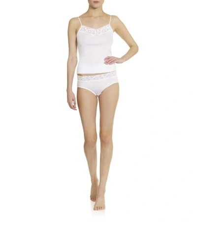 Shop Hanro Moments Midi Brief In White