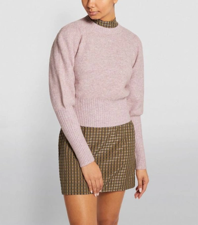 Shop Munthe Balloon-sleeve Jab Sweater