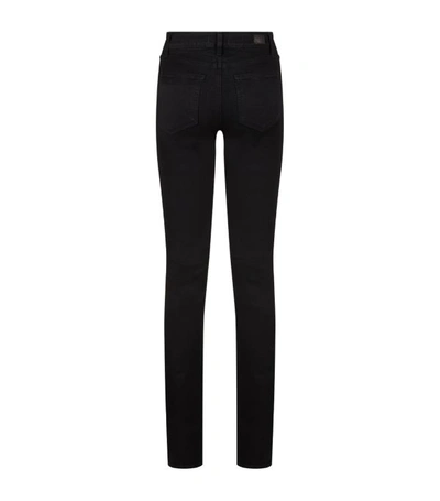 Shop Paige Hoxton Straight Jeans In Black