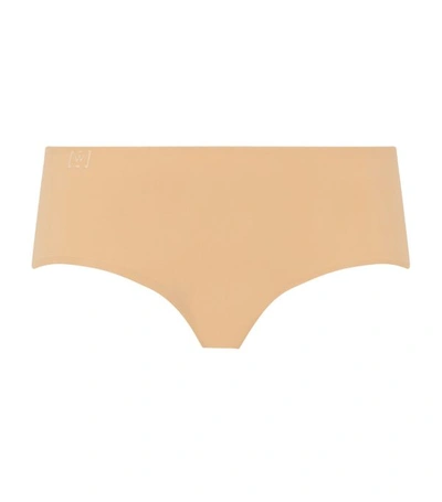 Shop Wolford Stretch Briefs In Nude
