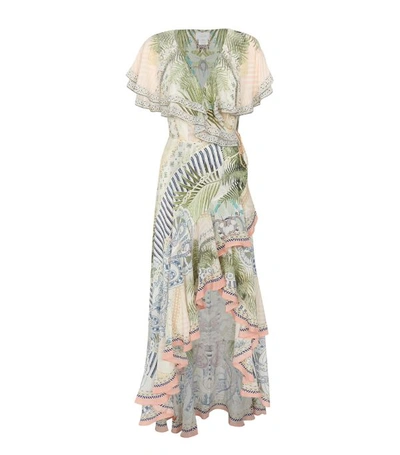 Shop Camilla Frilled Wrap Maxi Dress