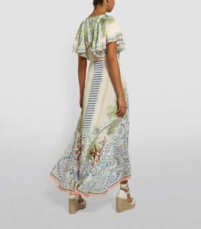 Shop Camilla Frilled Wrap Maxi Dress