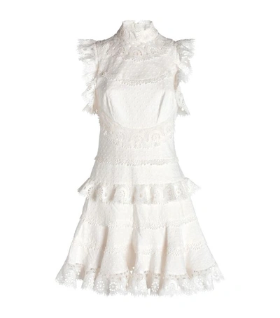 Shop Zimmermann Peggy Embroidered Dress