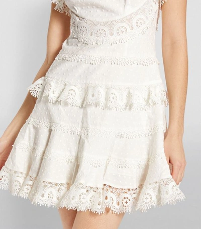 Shop Zimmermann Peggy Embroidered Dress