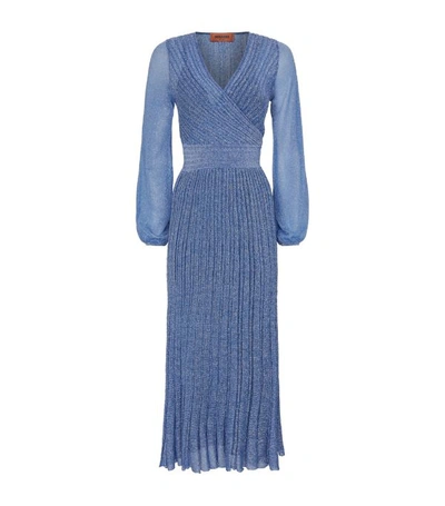 Shop Missoni Metallic Wrap Dress