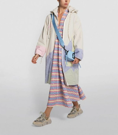 Shop Mira Mikati Embroidered Cotton Parka Coat