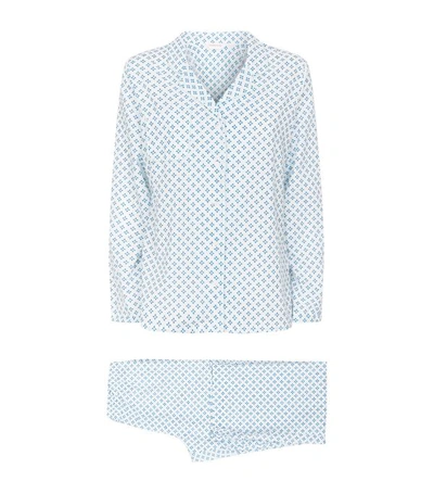 Shop Derek Rose Ledbury Geometric Print Pyjama Set