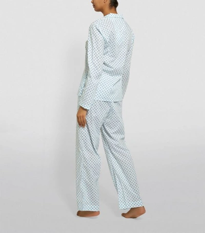 Shop Derek Rose Ledbury Geometric Print Pyjama Set