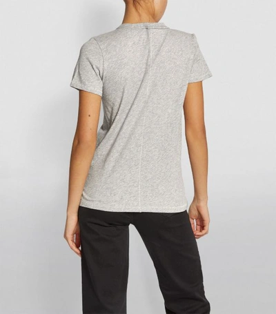 Shop Rag & Bone The Vee V-neck T-shirt In Grey