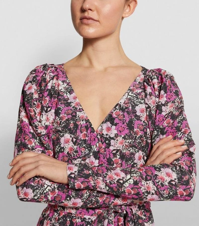 Shop Rotate Birger Christensen Rotate Floral Tie Dress