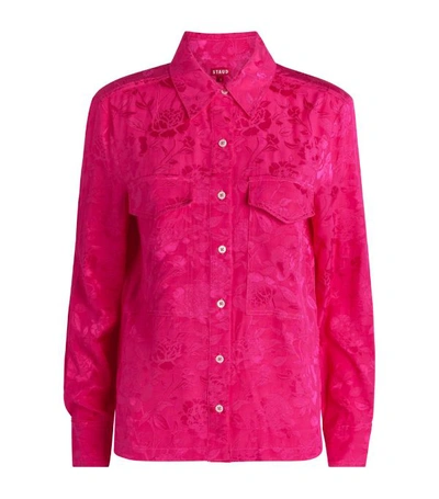 Shop Staud Floral Damask Overshirt