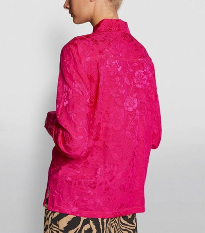 Shop Staud Floral Damask Overshirt