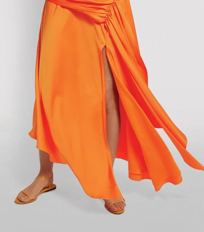 Shop Jonathan Simkhai Asymmetric One-shouldergown