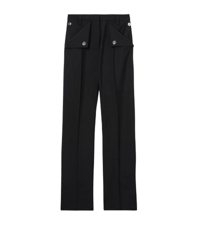 Shop Burberry Deconstructed Pocket Tailored Trousers