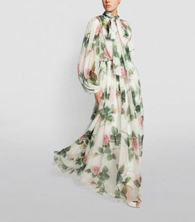 Shop Dolce & Gabbana Floral Maxi Dress