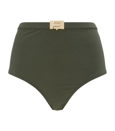 Shop Tory Burch T-belt High-waist Bikini Bottoms