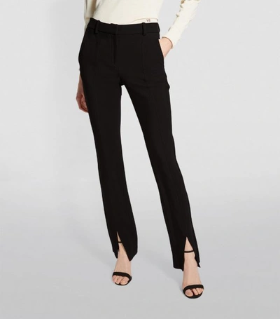 Shop Victoria Beckham Front Split Trousers