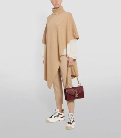 Shop Chloé Cashmere Rollneck Cape