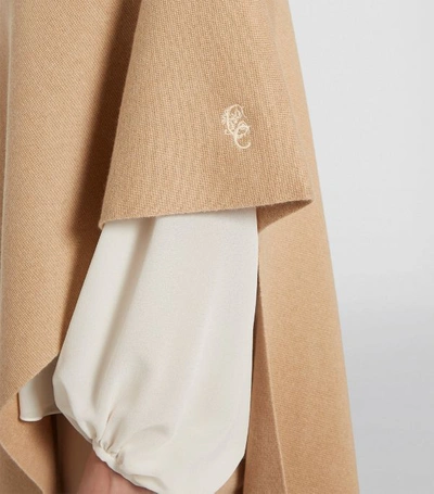 Shop Chloé Cashmere Rollneck Cape