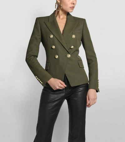 Shop Balmain Double-breasted Blazer