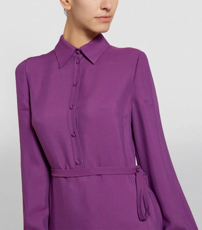 Shop Valentino Belted Shirt Dress