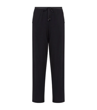 Shop Calvin Klein Silk Trim Pyjama Trousers