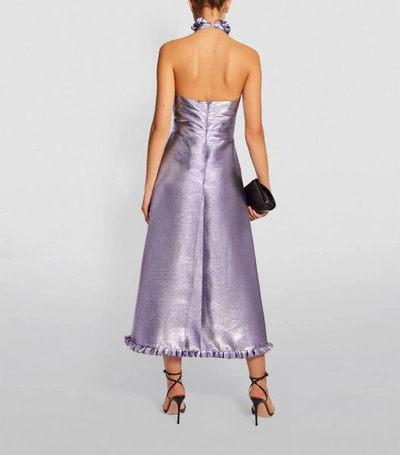 Shop Temperley London Metallic Moon Garden Dress