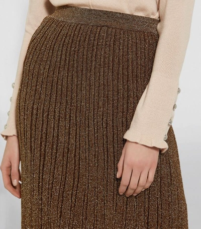 Shop Missoni Metallic Pleated Skirt