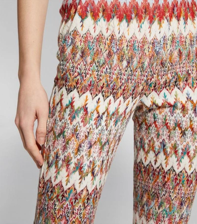 Shop Missoni Patterned Knit Trousers
